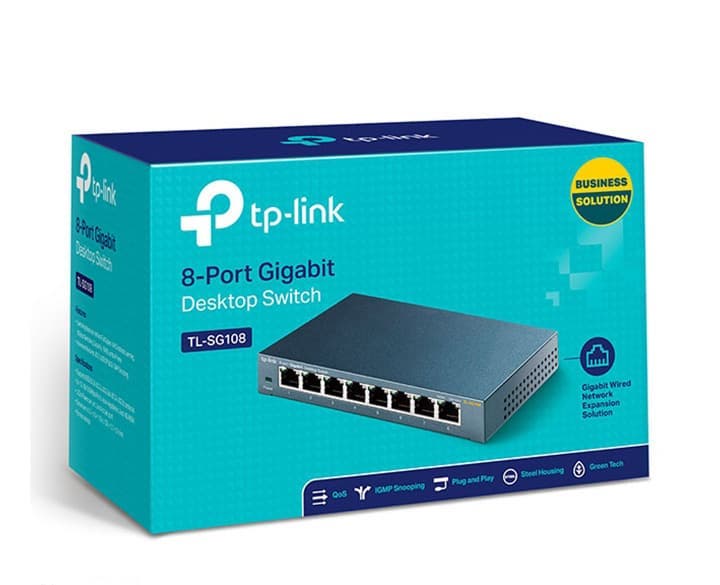 سوئیچ تی پی لینک 8 پورت مدل TL-SG108 - تصویر 2